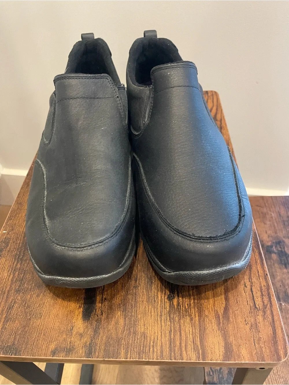 L.L. Bean Men's Slip-On Comfort Loafer- Black Size 10 Wide